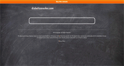 Desktop Screenshot of diabeticsnacker.com